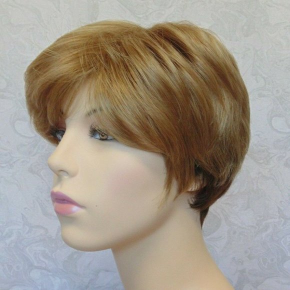 New Stylish Short Dark Blonde Pixie Wig main image 8
